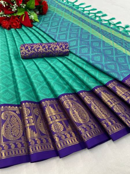 Aab Prachi Non Catalogue Pure Mercerised cotton silk Designer  Saree Catalogue
